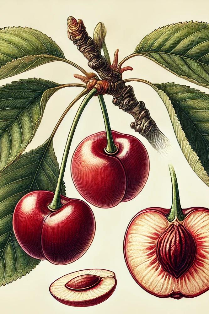 Cerisier Aigre Cerise de la Toussaint - Arbres de plein vent - Premium